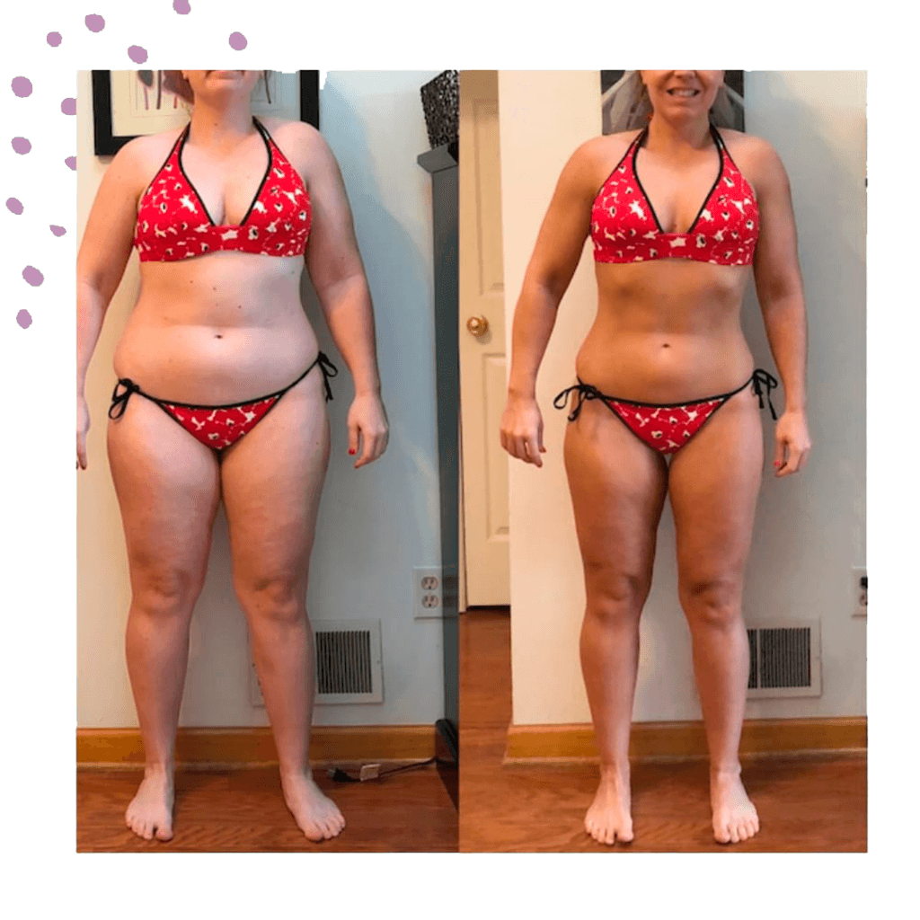 Resultado de adelgazamiento – vista frontal